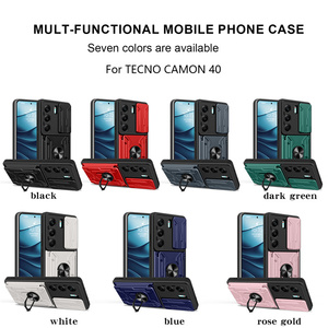 Étui magnétique Lichicase tout-en-un en TPU hybride renforcé aux coins pour Tecno Camon <span class=keywords><strong>50</strong></span> Spark <span class=keywords><strong>50</strong></span> – Housse de protection robuste - Product Image 1
