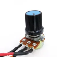 Contrôleur de vitesse de moteur PWM DC 9-60V 20A avec interrupteur marche/arrêt, boîtier de protection, module régulateur