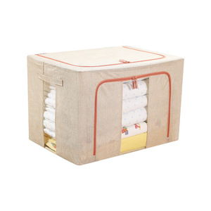 Caja <span class=keywords><strong>de</strong></span> Almacenamiento <span class=keywords><strong>de</strong></span> Ropa Plegable <span class=keywords><strong>de</strong></span> Tela con Marco <span class=keywords><strong>de</strong></span> Acero, Armario con Apertura Frontal, Gran Capacidad, Diseño Moderno para Cocina y Baño - Product Image 5