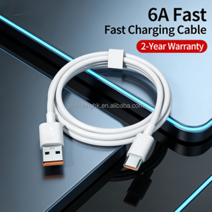 Cable Tipo-C de Cobre Puro de 1m, Carga Rápida de 3A, Carga Súper Rápida de 66W, Sincronización de Datos, PVC - Product Image 3