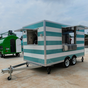 Camion à pizza de qualité commerciale, personnalisé par le fournisseur, certifié CE, remorque de service alimentaire mobile - Product Image 1