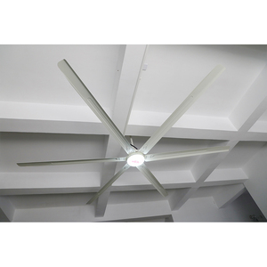 Ventilateur de plafond industriel de grande taille, moteur AC, ventilation en métal, adapté aux usines, entrepôts, usage commercial, robuste, industriel - Product Image 4