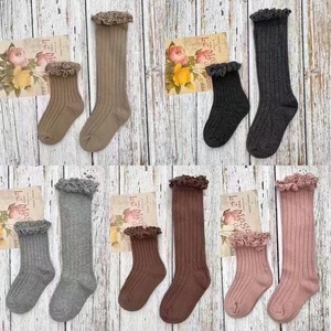 Calcetines con volantes de encaje <span class=keywords><strong>para</strong></span> niñas, <span class=keywords><strong>medias</strong></span> con volantes de encaje, de estilo español, hasta la rodilla, <span class=keywords><strong>para</strong></span> niñas de 0 a 9 años - Product Image 5