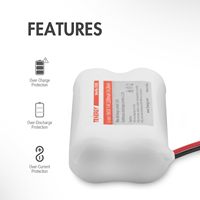 Module de batterie rechargeable Li-ion Tenergy 7,4 V 2200 mAh avec 1000 cycles et une température de fonctionnement de -20 à +60 degrés Celsius