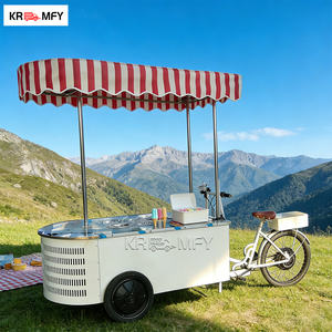 Triciclo para Café, Solución Portátil para Bebidas para Emprendedores Móviles, Carrito de Helados con Congelador - Product Image 6