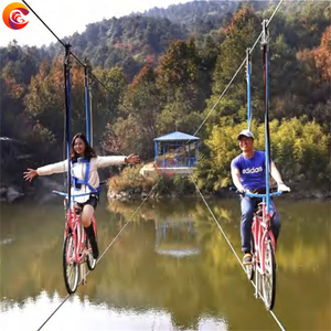 Projet de parc d'aventure en plein air vélo unique tyrolienne vélo tyrolienne vélo et zipping le long de la cime des arbres - Product Image 4