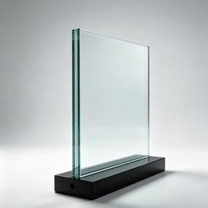 Custom 6.38mm 8.38mm 10.38mm <b>Clear</b> PVB Laminated Tempered Glass CE Certified Industrial Curtain Wall Safety Building Glass for - Product Image 1