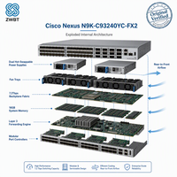 Cisco Network Switches Cisco Switch Nexus 9000 Series 48p SFP 12p QSFP28 N9K-C93240YC-FX2