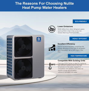 Phổ biến R32 15KW 16kw DC biến tần nhiệt độ cao không khí nước bơm nhiệt Wifi nguồn không khí heatpump để sưởi ấm làm mát - Product Image 5