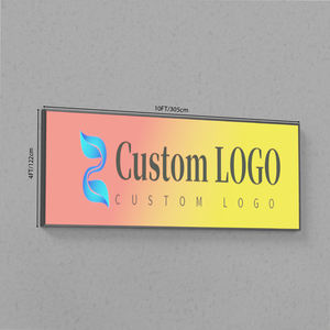 10*4FT Aluminum Frame LED Lightbox Replaceable <b>Panels</b> Hanging Customizable Store Background <b>Wall</b> Advertising Signage - Product Image 1
