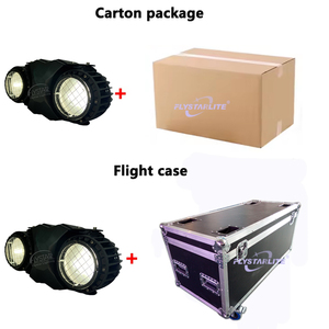 Flystar FS-LW2100 extérieur COB LED Par lumière 200W 2 yeux chaud blanc froid <span class=keywords><strong>effet</strong></span> IP65 DMX public Blinder lumière pour utilisation DJ - Product Image 4