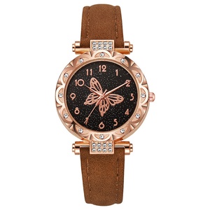 Reloj de Pulsera de Cuarzo de Aleación Personalizado al por Mayor, Deportivo, de Negocios, para Mujer, Minimalista, con Números Arábigos y Puntero de Mariposa - Product Image 4
