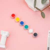 Fournitures du fabricant : Bandes de peinture acrylique 6 pièces pour enfants, 12 couleurs, pour peinture artistique, coloriage et poupées en plâtre