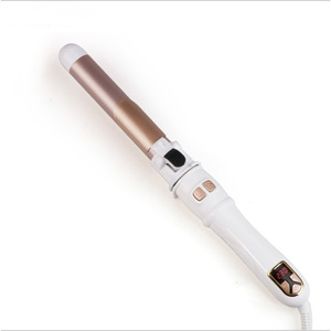 Rizador de pelo eléctrico giratorio automático de 1.5 pulgadas con pantalla LCD de temperatura para el hogar y viajes, herramienta de peinado. - Product Image 5