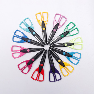 Multi Size Plastic Safety Art Scissors 12 Piece Set Creative Craft <b>Paper</b> Cutters With Different Slit <b>Patterns</b> For Kids And - Product Image 4