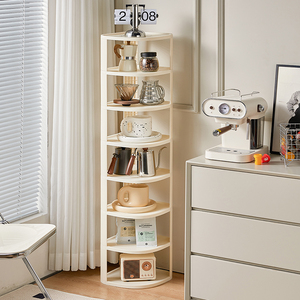Organizador de almacenamiento de Zapatero de plástico de 9 capas con diseño de esquina que ahorra espacio - Product Image 3
