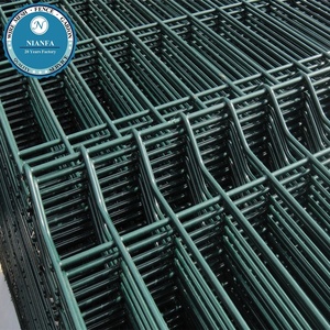 Trang Trí Nhựa Lưới Vườn Kim Loại Hàng Rào Panel/PVC Tráng Vườn Bảo Vệ 3D Tam Giác Uốn BRC Lưới Hàng Rào - Product Image 4