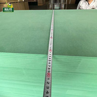 Panneau MDF résistant à l'humidité imperméable de qualité professionnelle 18mm mélamine verte face pour meubles panneaux muraux armoires de cuisine