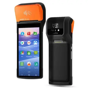 Sunmi V2 Pro Touch Screen Handheld Punt Van Verkoop Draagbare Android Mobiele Pos Terminal Machine Sunmi V2PRO