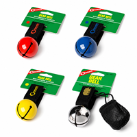 Clochette d'ours personnalisée avec logo couleur, silencieux magnétique et sangle auto-agrippante pour la randonnée, le camping, la randonnée à dos, le VTT et la sécurité en extérieur