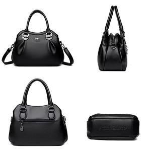 Bolso de mano de 3 capas de alta calidad para mujer, bolso cruzado de hombro de gran capacidad para mujer, bolsos de mano Retro simples para mujer, billetera Sac A <span class=keywords><strong>Main</strong></span> - Product Image 3