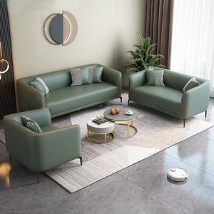 <b>Sofa</b> with <b>cat</b> paw leather, modern minimalist style, suitable for small apartments with two or three bedrooms and living room - Product Image 1