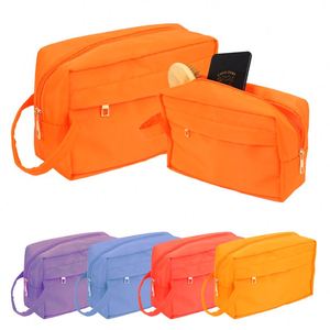 Wholesale Custom PU Zipper <b>Large</b> Water Resistant Soft Handle <b>Makeup</b> <b>Bag</b> with Logo - Product Image 1
