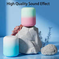 Lecteur de musique portable personnalisé pour l'extérieur, IPX5, FM, AUX, sans fil, avec microphone intelligent, haut-parleur Bluetooth
