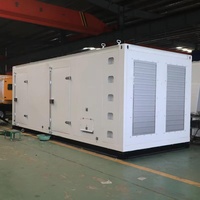 Générateur diesel de type conteneur 1600 kW 480 V, groupe électrogène en conteneur ISO, résistant aux intempéries, 50 Hz/60 Hz, alimentation électrique pour chantier de construction en zone isolée