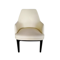 Fauteuils d'appoint modernes de luxe en cuir PU pour hôtels, cafés, salles à manger et salons, avec accoudoirs