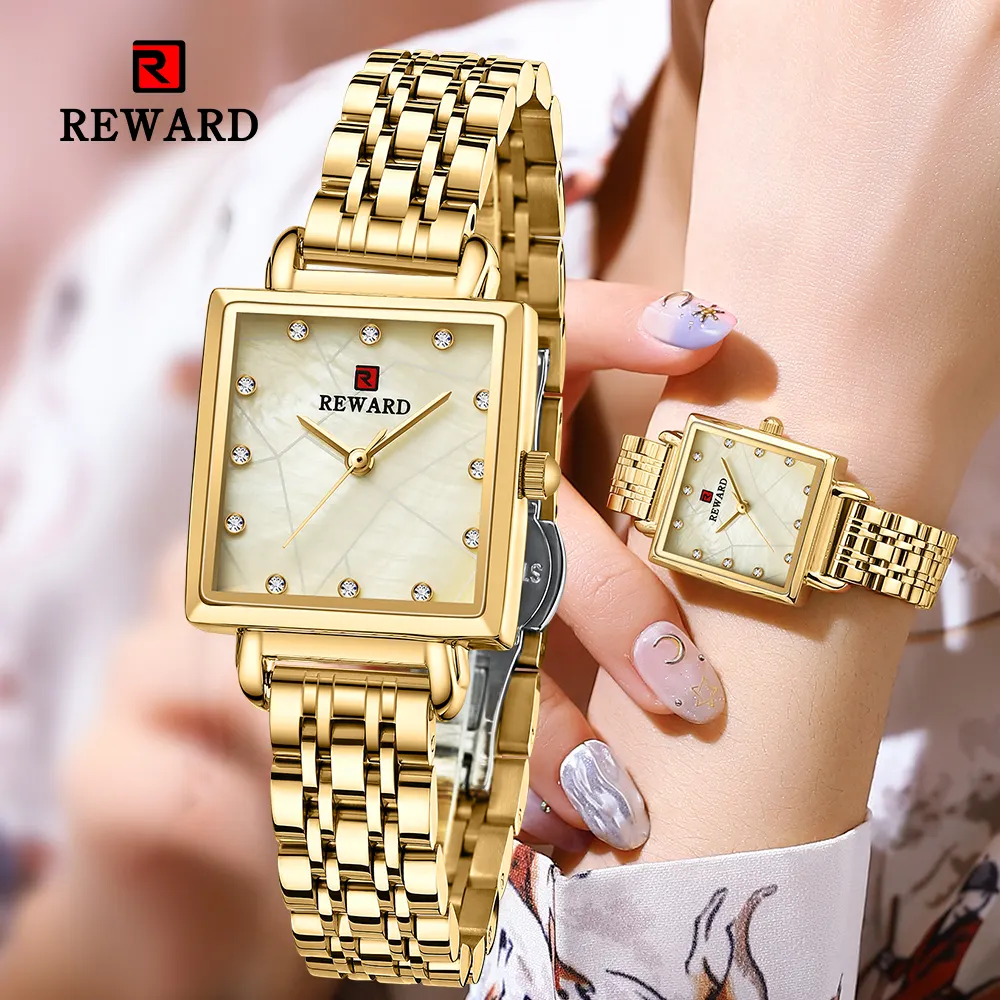 Reward female wrist watch sale stainless steel genuine top quality woman quartz watches luxury japan movement lady watches reloj