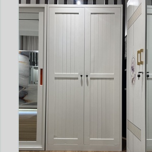 2ドアスイングスチールワードローブモダン自立環境にやさしいホームホテルベッドルームリビングルーム学校用 - Product Image 1