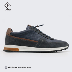 LANCI Fabricante OEM, <span class=keywords><strong>Zapatos</strong></span> <span class=keywords><strong>de</strong></span> Gamuza Suave y Transpirable para Hombre, Diseño Personalizado, <span class=keywords><strong>Zapatos</strong></span> <span class=keywords><strong>de</strong></span> Lujo <span class=keywords><strong>de</strong></span> Alta Calidad - Product Image 2