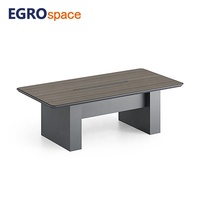 EGROspace Mobilier sur mesure haut de gamme en placage de bois, table de formation et de conférence de luxe pour bureau