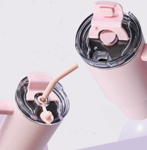 304 thép không gỉ hút Tumble cup công suất lớn xách tay chân không Flask xe Mug tùy chỉnh logo - Product Image 5