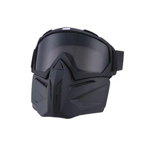 Masque de moto avec cadre en TPU et lentille panoramique multicolore, adapté aux Harley - Product Image 5