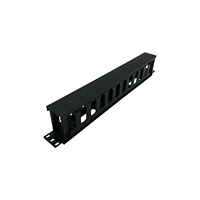 Gabinete de Plástico para Cables 1U/2U, Equipo de Gestión de Cables, Guía de Cables, Organizador de Cables Horizontal