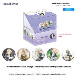 Modelli esplosivi magnetici doppio Flash processo Badge viola <span class=keywords><strong>Evergarden</strong></span> Anime Pin Blind Box giapponese fonte di animazione - Product Image 3