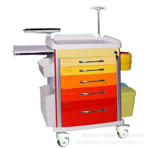 Carrito de Emergencia Médico Mu Zixing 750*475*950, Carro Móvil de ABS para Uso en Hospitales, Clínicas y Enfermería - Product Image 4