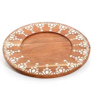 Excellent Quality Natural <b>Wooden</b> Serving Tray for <b>Dining</b> <b>Table</b> and Kitchen Use Available for Worldwide Supply - Product Image 1
