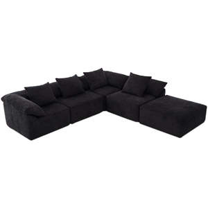 China Supplier's <b>Convertible</b> Sleeper Sofa <b>Bed</b> Compressed Free Combined Modular Sectional Couches Set for Hotel Living Room - Product Image 1