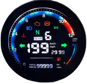 LCD direkt ab Werk CNK hochwertiges monokromes lcd-Display kundenspezifisches rundes LCD-Segment-Display VA Segment-Display