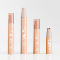 SOMEWANG Flacon pompe sans air 5ml 10ml 12ml 20ml Emballage cosmétique personnalisé Sérum Shampoing Lotion Flacons en plastique Contenants