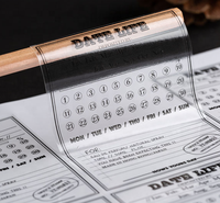 Étiquette transparente autocollante personnalisée, logo en feuille d'or imprimé clairement, étiquette pour bouteille