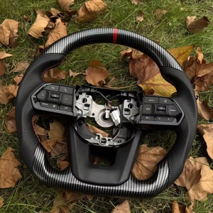 Volant en fibre de carbone à impression par transfert d'eau pour <span class=keywords><strong>Toyota</strong></span> Land Cruiser Camry Hiace Corolla Hilux Fortuner Rav4 Lc76 Lc300 - Product Image 3