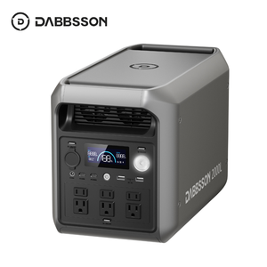 लाइफ 4 लिथियम बैटरी पीने योग्य बिजली स्टेशन उच्च क्षमता 2000 2048wh होम सोलर एनर्जी सिस्टम - Product Image 1