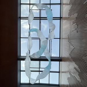 Lámpara <span class=keywords><strong>de</strong></span> araña <span class=keywords><strong>de</strong></span> acero inoxidable <span class=keywords><strong>de</strong></span> cristal <span class=keywords><strong>de</strong></span> Color degradado estilo Art Nouveau diseño <span class=keywords><strong>de</strong></span> curva <span class=keywords><strong>de</strong></span> forma libre para Hotel Villa <span class=keywords><strong>piscina</strong></span> - Product Image 5