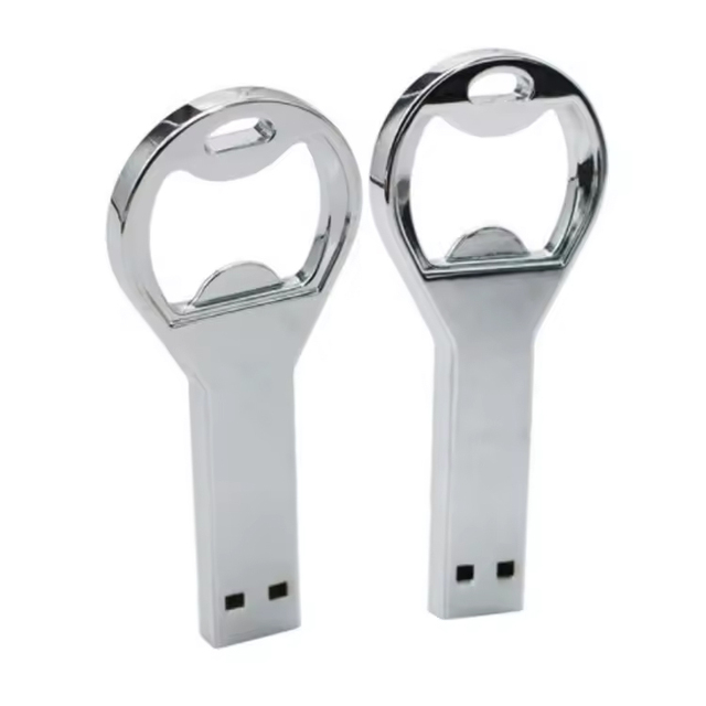 Bulk Cheap Bottle Opener Usb Flash Drive Low Price 2.0 Metal Memory Stick U Disk