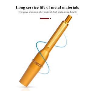 Penjualan Laris Pena Perona Darah Aluminium Aloi Tiga Kepala, Pena Perendam Darah Tanpa Rasa Sakit, Bekam dan Desilting - Product Image 3