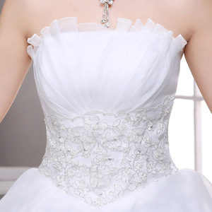 Vestido de Novia Estilo Francés Retro, Vestidos de Novia con Encaje, Vestidos de Gala - Product Image 5